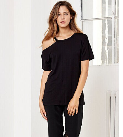LNA Pia Tee Black