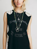 Free People Bulls Eye Tee Black