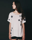 Hye Park and Lune Stella Short Sleeve White/Navy