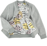 Kenzo Kids Kj17048 Grey Best Cardigan
