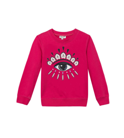 Kenzo Kids Fuchsia Kj15048 Eye Sweatshirt