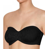 Lunaire 17512 Seamless Strapless Bra Black