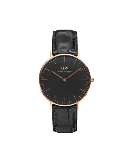 Daniel Wellington Classic Black Reading Gold 36mm