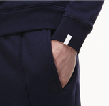 Lacoste Live Hooded Zippered Cotton Unisex Sweatshirt Navy