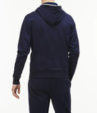 Lacoste Live Hooded Zippered Cotton Unisex Sweatshirt Navy