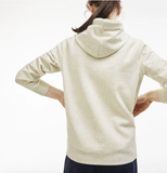 Lacoste Live Hooded Zippered Cotton Unisex Sweatshirt Pigeon Grey