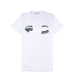 Chiara Ferragni flirting eyes t-shirt