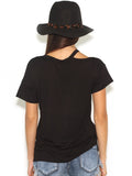 LNA Pia Tee Black